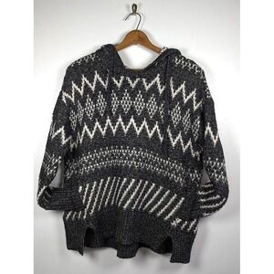 Y2K Victoria's Secret Sweater Small Fair Isle Nordic Chunky Wool Fisherman Boho